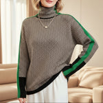 Eleanor | Herringbone Luxe Turtleneck