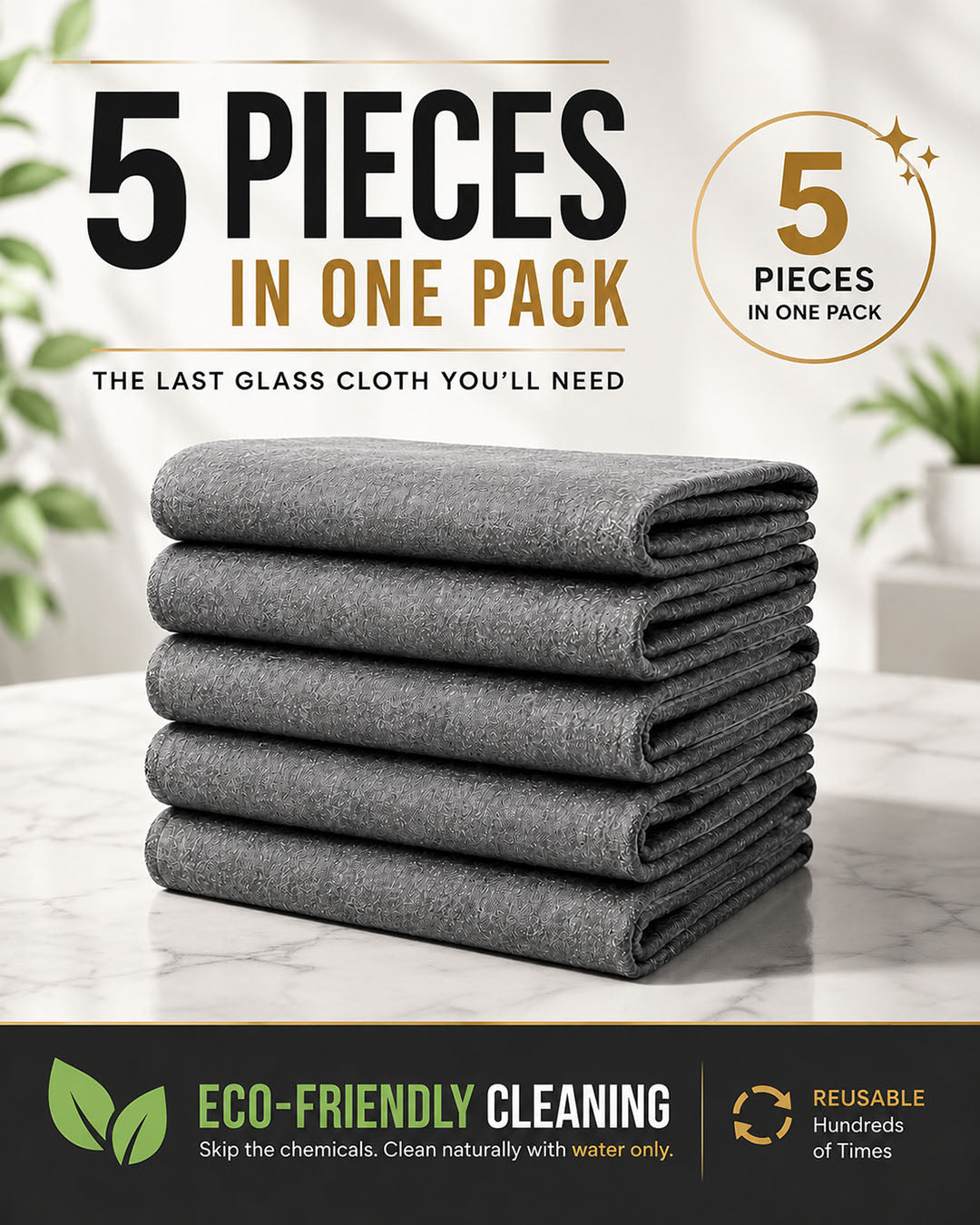 EverClean™ Water-Only Cleaning Cloth