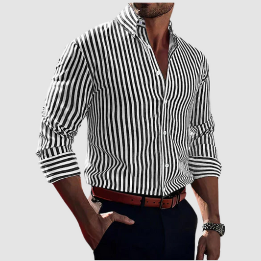 Nate Elegant Striped Shirt