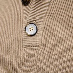 Button-Detail Knit Sweater