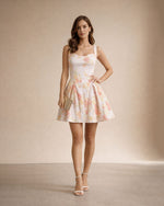 Blush Bloom Mini Dress