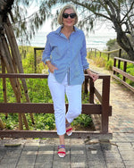 Lisette | Striped Modern Blouse Regular
