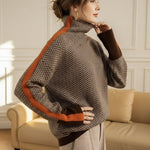 Eleanor | Herringbone Luxe Turtleneck