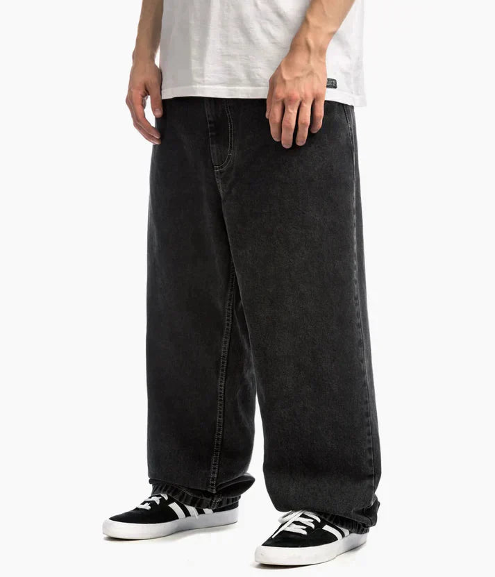 Lucas | Men’s Spring Relaxed Wide-Leg Denim Pants