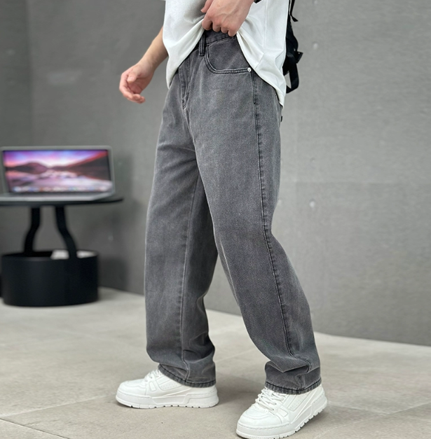 Logan | Men’s Spring Loose-Fit Straight Denim Jeans