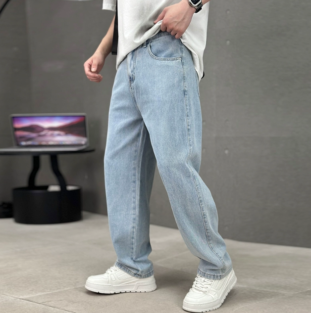 Logan | Men’s Spring Loose-Fit Straight Denim Jeans