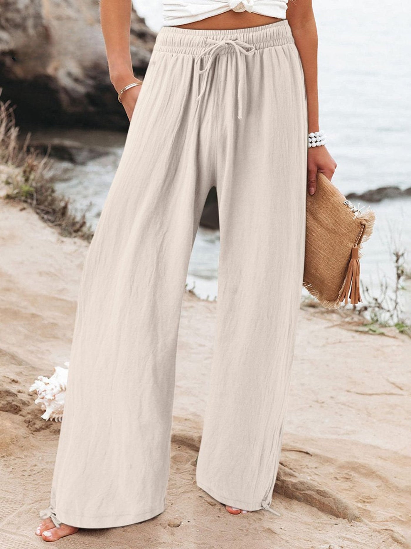 Olwen - Comfortable Loose Wide Leg Pants
