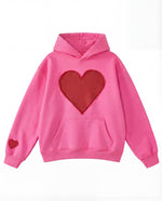 CANDACE™ – Oversized Heart Design Pullover