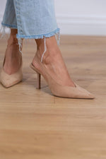 Decollete slingback